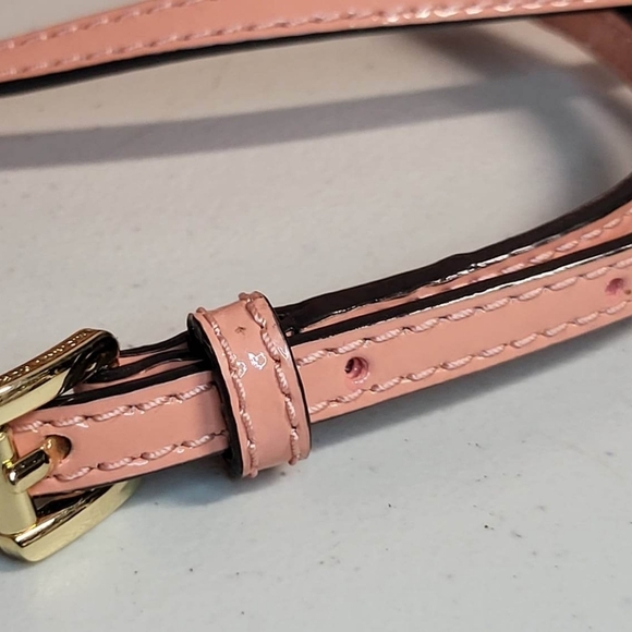 Michael Kors Emmy Peach Patent Leather Crossbody Bag NWT - Picture 10 of 16